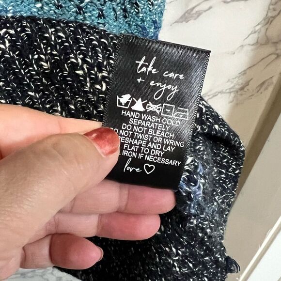 NIC+ZOE SAPPHIRE STRIPES SWEATER Size 2X - Picture 9 of 12